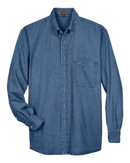 Harriton M550 Men’s Denim Shirt