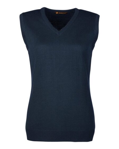 Harriton M415W Women’s Pilbloc™ V-Neck Sweater Vest