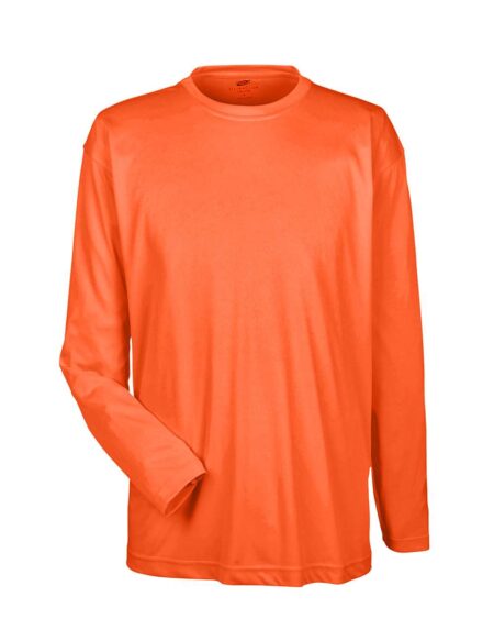 UltraClub 8422 Men’s Cool & Dry Sport Long Sleeve Performance Interlock T-Shirt