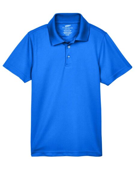 UltraClub 8210Y Youth Cool & Dry Mesh Piqué Polo
