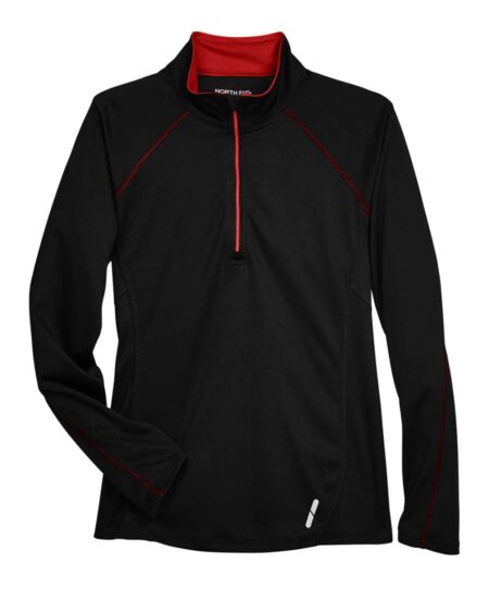North End 78187 Women’s Radar Performance Quarter-Zip Pullover