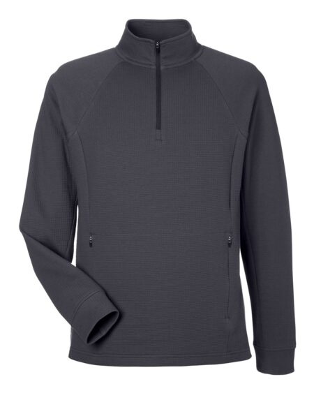 North End NE200 Men’s Rhythm Waffle Quarter-Zip Pullover