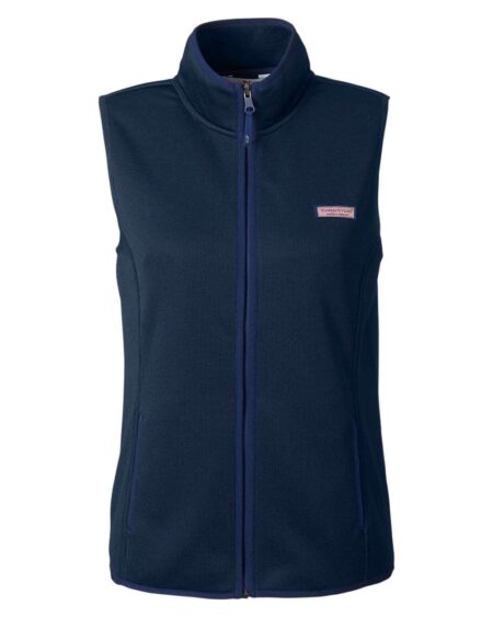 vineyard vines O001411 Women’s Mountain Sweater Fleece Vest