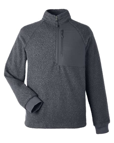 North End NE713 Men’s Aura Sweater Fleece Quarter-Zip Pullover