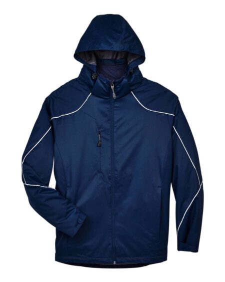 North End 88196 Men’s Angle 3-In-1 Jacket with Bonded Fleece Liner