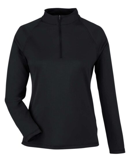 North End NE412W Women’s Express Tech Performance Pique Quarter-Zip Pullover