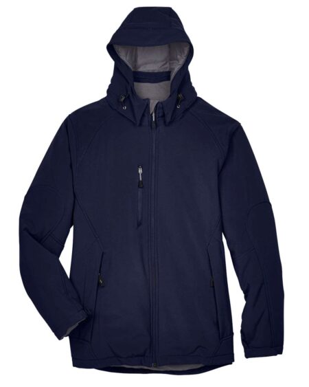 North End 88159 Men’s Glacier Insulated Three-Layer Softshell with Detachable Hood
