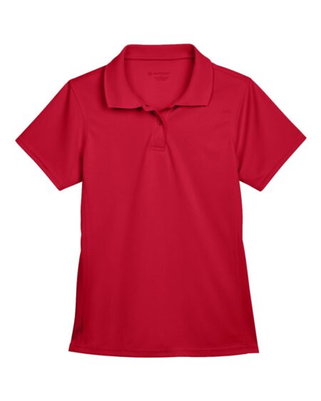 Harriton M315W Women’s Polyester Jersey Polo