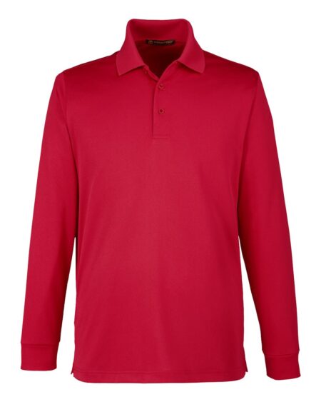 Harriton M348LT Men’s Tall Advantage Long Sleeve Snag Protection Plus IL Polo