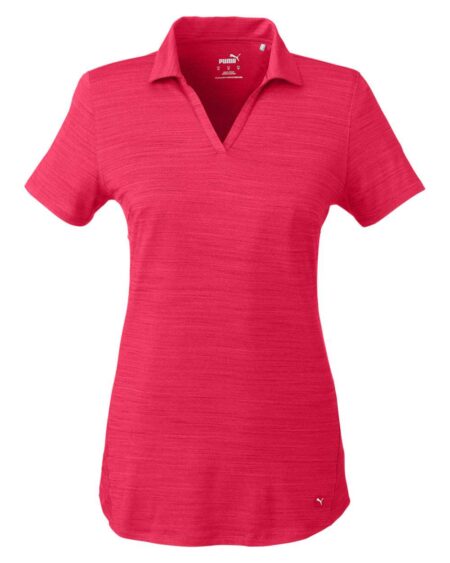 Puma Golf 597695 Women’s Cloudspun Free V-neck Polo