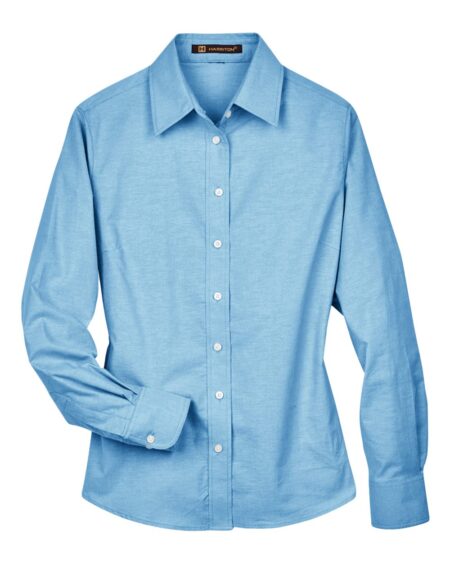 Harriton M600W Women’s Oxford Dress Shirt