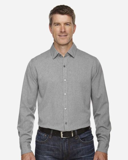 North End 88802 Men’s Melange Performance Shirt