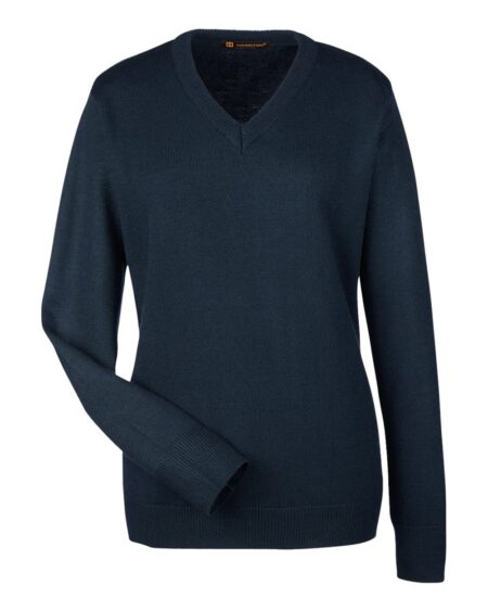 Harriton M420W Women’s Pilbloc V-Neck Sweater