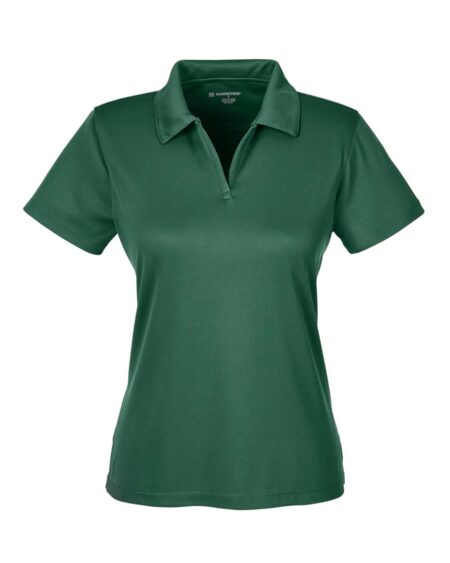 Harriton M353W Women’s Double Mesh Polo