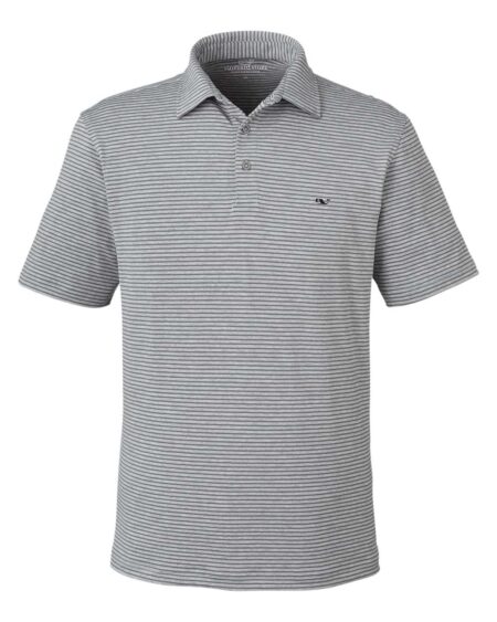 vineyard vines G012426 Men’s Bradley Stripe Sankaty Polo