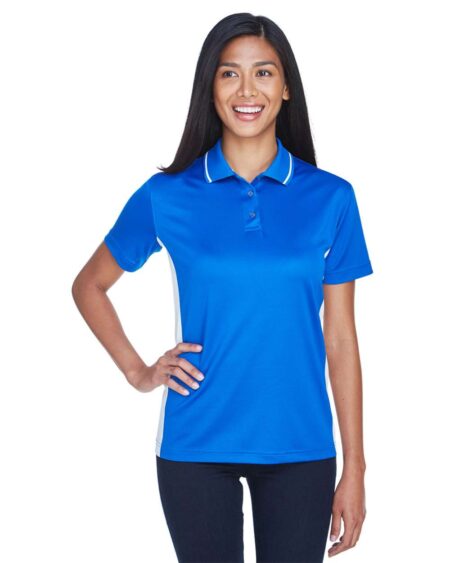 UltraClub 8406L Women’s Cool & Dry Sport Two-Tone Polo