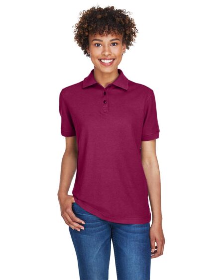 UltraClub 8541 Women’s Whisper Pique Polo