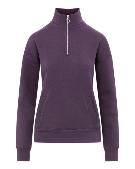 MV Sport W20189 Women’s Cloud Fleece Quarter-Zip Sweatshirt