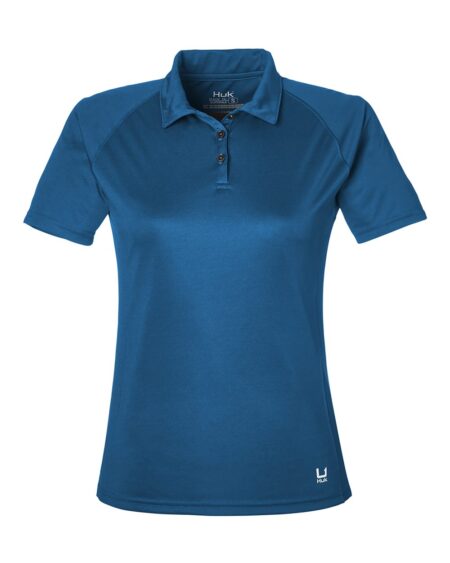 HUK H612L03 Women’s LoPro Solid Performance Polo