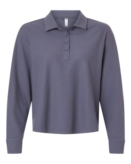 Adidas A1008 Women’s Beyond Long Sleeve Loose Polo