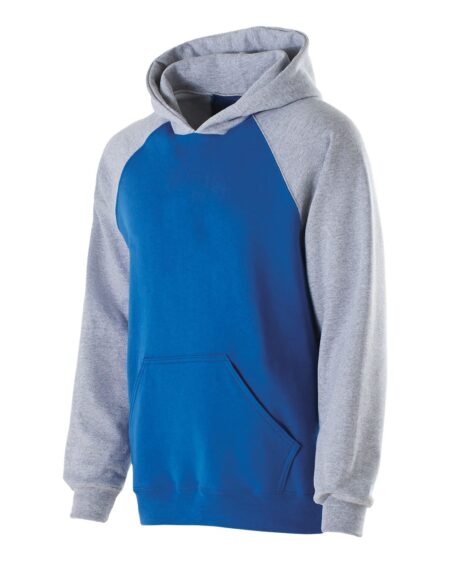 Holloway 229279 Youth Cotton/Poly Fleece Banner Hooded Sweatshirt