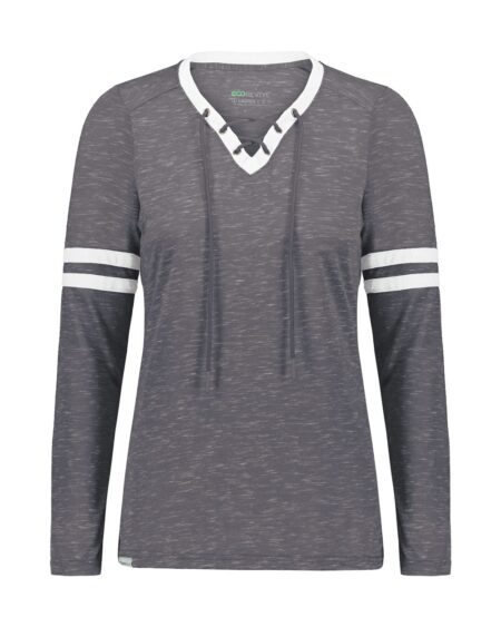 Holloway 223246 Women’s Eco Revive™ Monterey Long Sleeve V-Neck T-Shirt