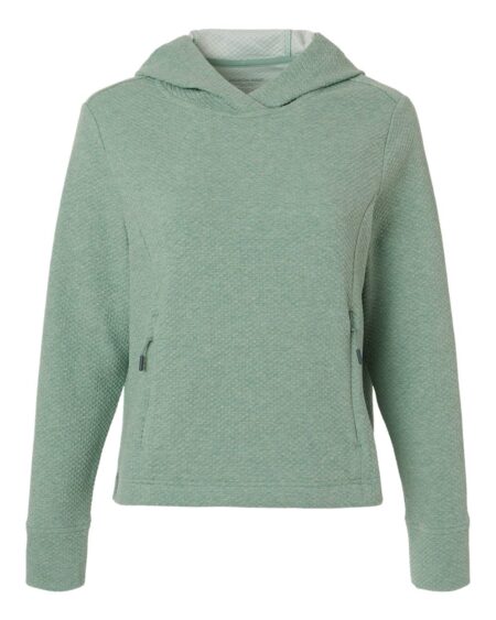 North End NE729W Women’s Spirit Textured Hooded Pullover