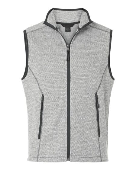 North End NE731 Men’s Jasper Jacquard Fleece Vest