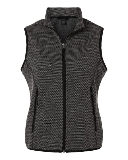 North End NE731W Women’s Jasper Jacquard Fleece Vest