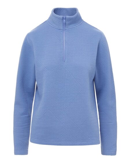 MV Sport W25145 Women’s Zelda Zig Zag Quarter-Zip Pullover