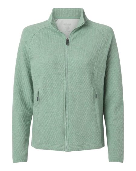 North End NE727W Women’s Spirit Textured Full-Zip