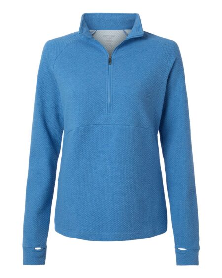 North End NE725W Women’s Spirit Textured Quarter-Zip Pullover