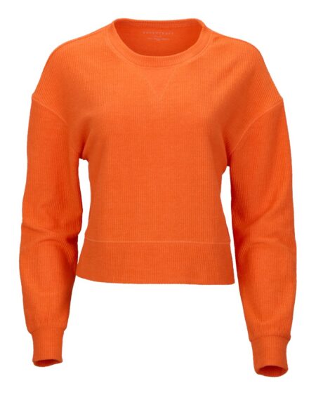 Boxercraft BW5102 Women’s Rib Knit Corded Boxy Crewneck Sweatshirt