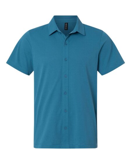 AllPro 41SPSS Men’s Pro-Flex Sorona® Button Down Short Sleeve Shirt