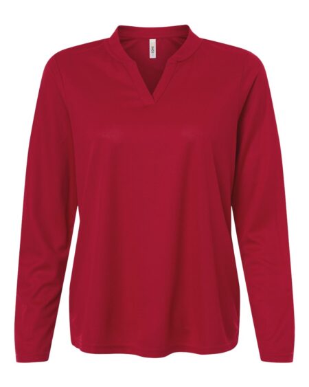 CORE365 CE108LW Women’s Nova Performance Long Sleeve Pique Polo