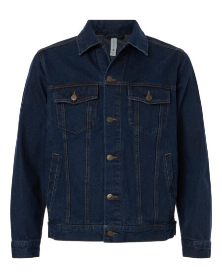 Harriton M75 Unisex Cooper Denim Jacket