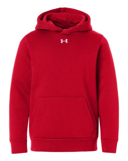 Under Armour 6014162 Youth Team Icon Fleece Hooded Sweatshirt