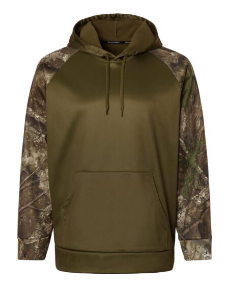 RealTree RT5305 Unisex Realtree® Performance Colorblocked Hooded Sweatshirt