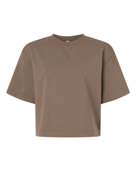 American Apparel FTCB0 Women’s French Terry Mid-Length Boxy Top