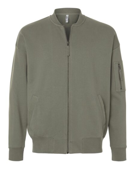 American Apparel FTJ77 Unisex French Terry Bomber Jacket
