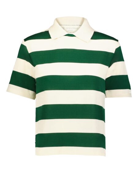 Holloway 226302 Women’s Prep Street Rugby Crop T-Shirt
