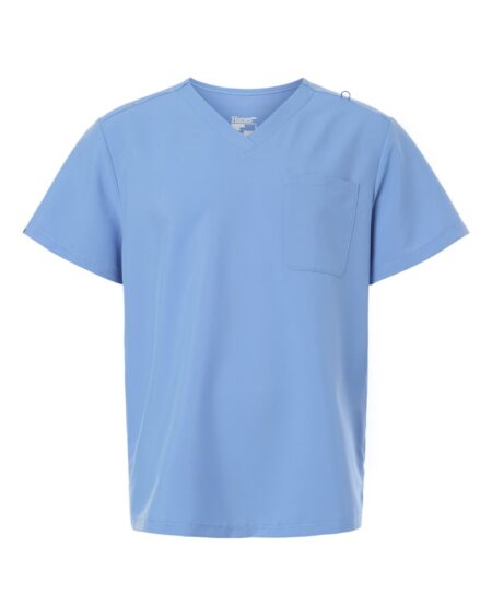 Hanes HMB000 Men’s V-Neck 1 Pocket Scrub Top