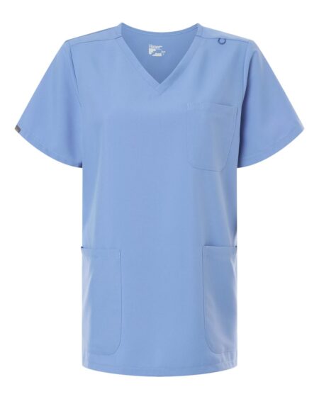 Hanes HSB002 Women’s V-Neck 3 Pocket Scrub Top