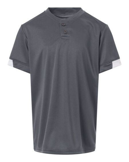 Alleson Athletic 2950 Youth On The Rise Two Button Jersey