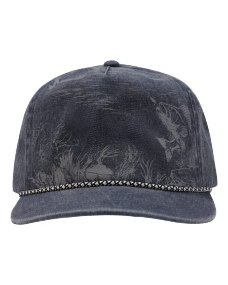 DRI DUCK 3334 Walleye Nature Scene Cap