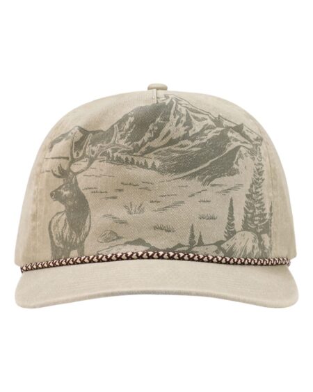 DRI DUCK 3338 Elk Nature Scene Cap