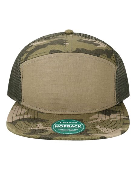 LEGACY H7FB Hopback Seven-Panel Trucker Cap
