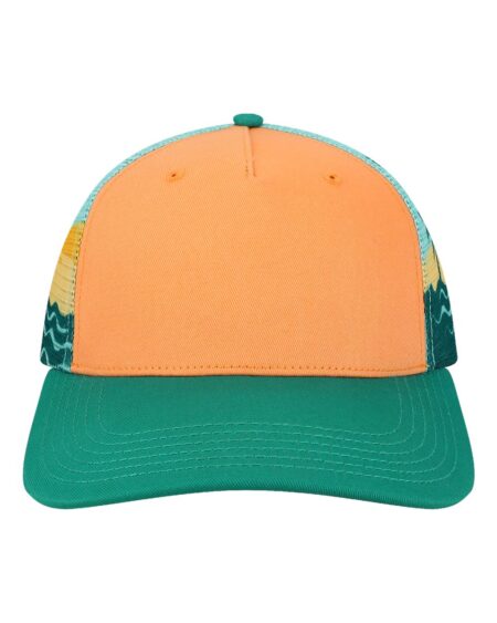 LOCALE 5PTKRS Plain Front Five-Panel Trucker Cap