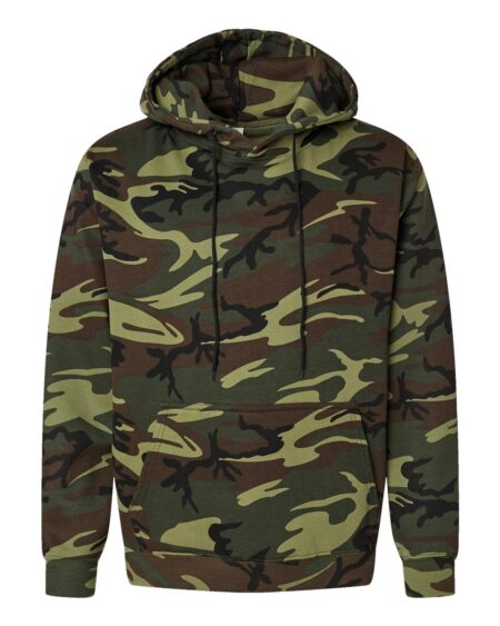 Code Five 3969 Unisex Camo Fleece Hoodie Sweatshirt