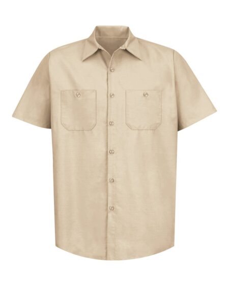 Red Kap SP24 Men’s Industrial Short Sleeve Work Shirt